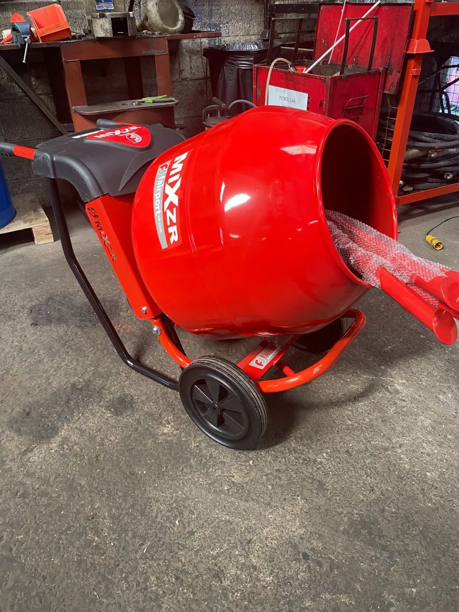 METRIX 110v and 220v Electric Cement Mixers