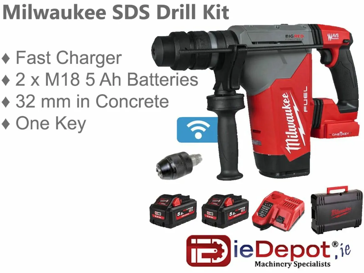 Milwaukee SDS Drill Kit