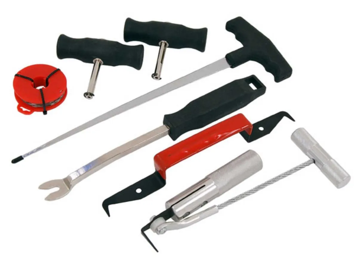 PACINI 7pc Windshield Removal Tool Set