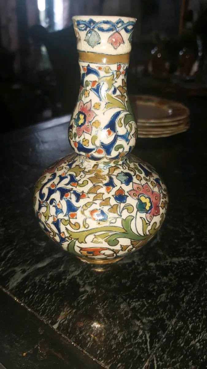 19th century Fischer vase, rare