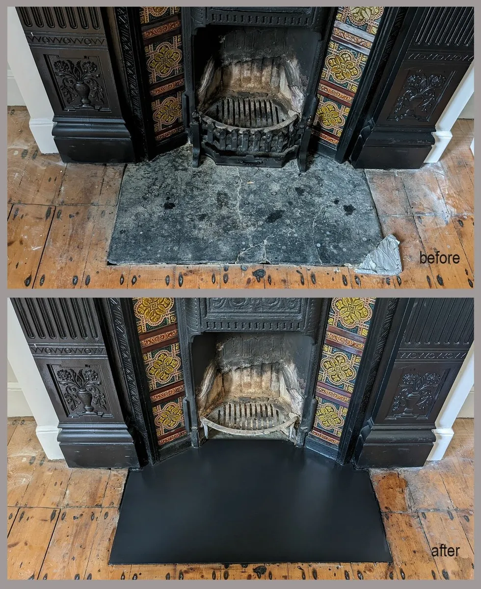 Fireplace Restoration - Marble & Quartz Repair