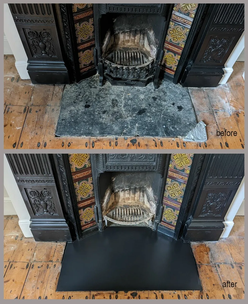 Fireplace Restoration - Marble & Quartz Repair - Image 1