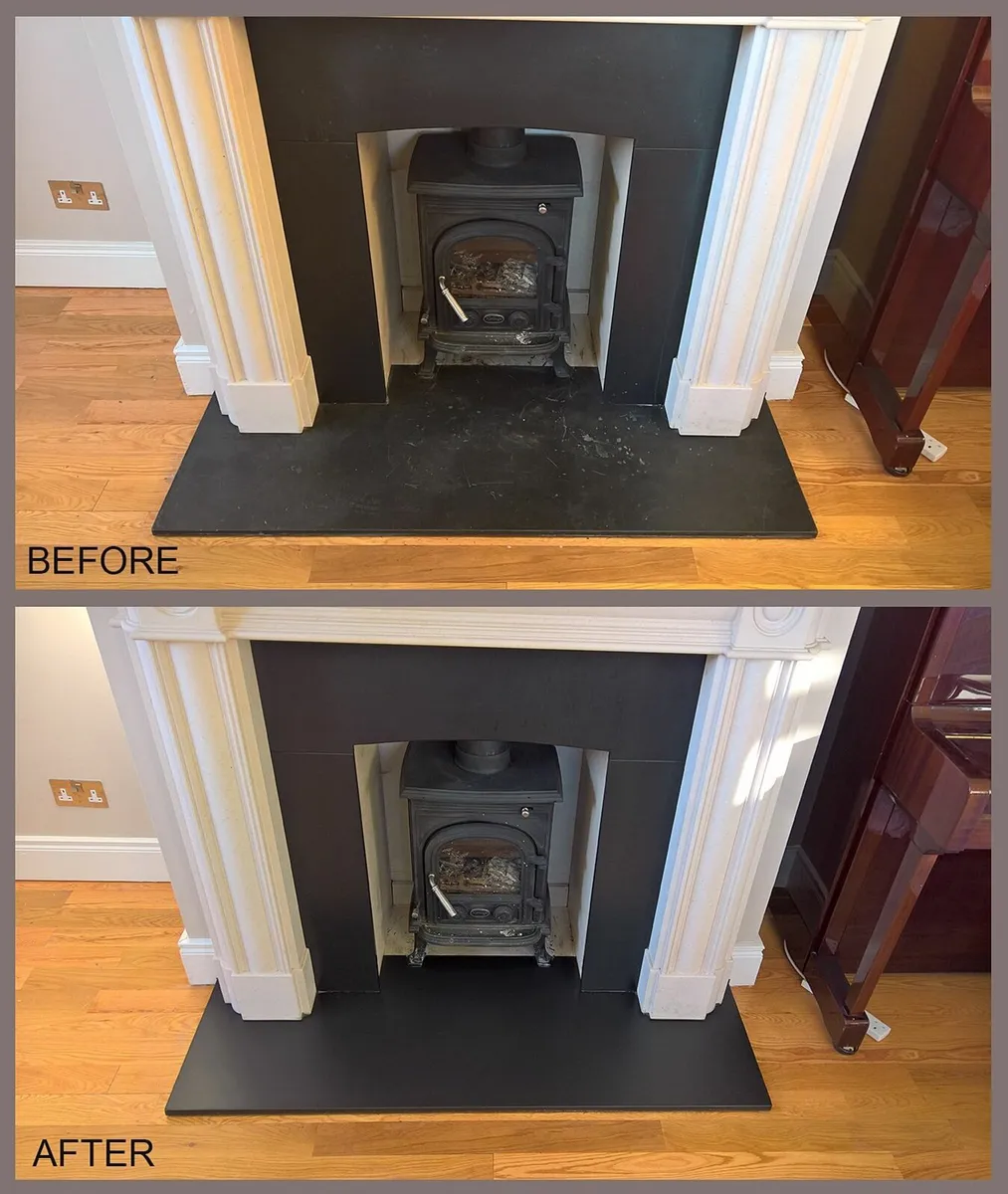 Fireplace Restoration - Marble & Quartz Repair - Image 4