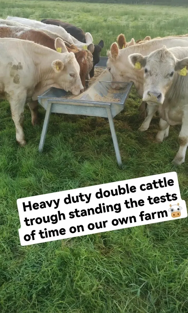 Cattle troughs. different types