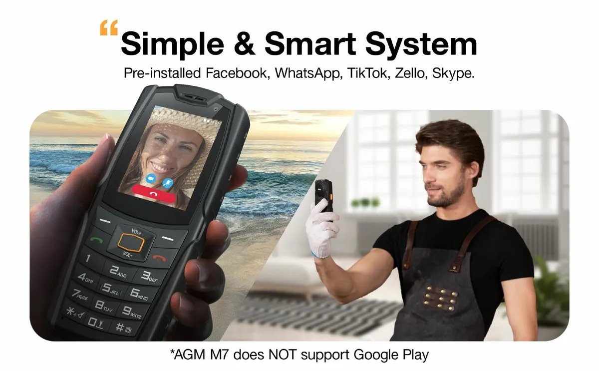 AGM M7 RUGGED PHONE - Image 3