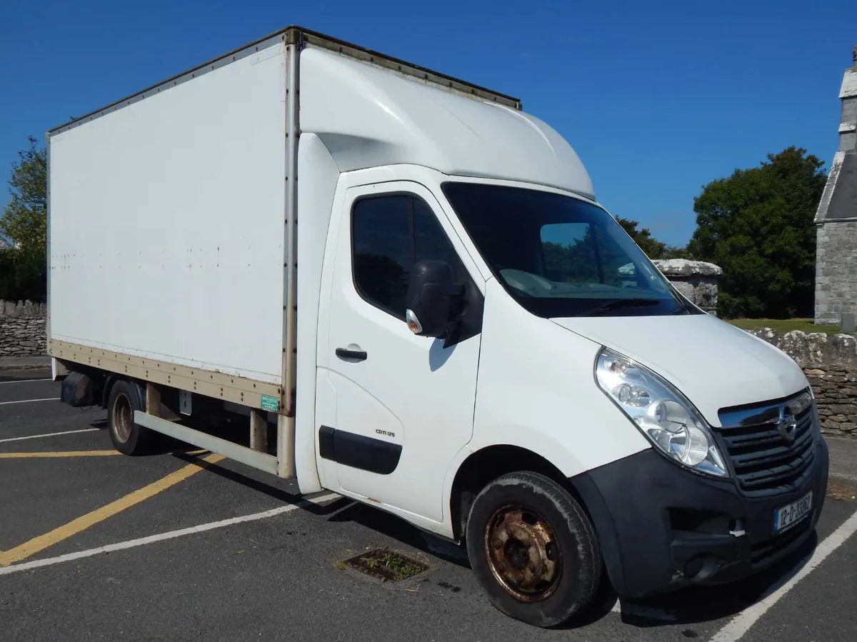 2012 Opel Movano box body & tail lift 4.5 ton - Image 2