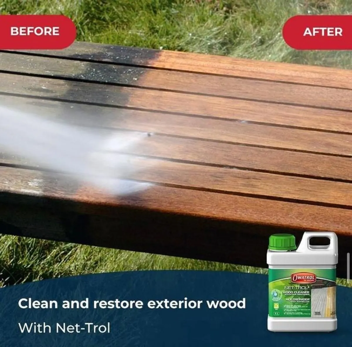 Wood& Stone Cleaner & Colour Restorer Net-trol - Image 3