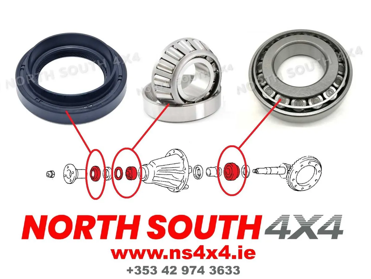 REAR DIFF BEARING AND SEAL KIT - Image 1