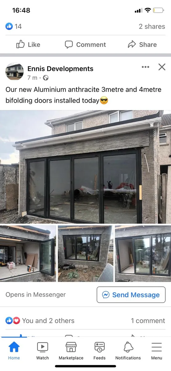 Aluminium Bi-folding doors - Image 4