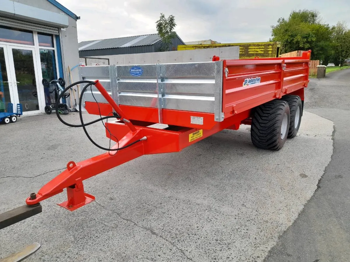 Johnston 14x 7ft 6 tipping trailer - Image 1