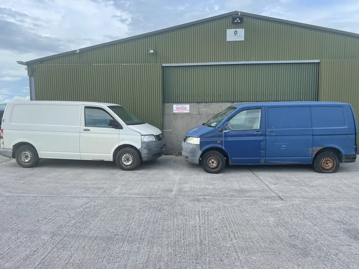 2008 vw transporters 1.9 tdi for dismantling