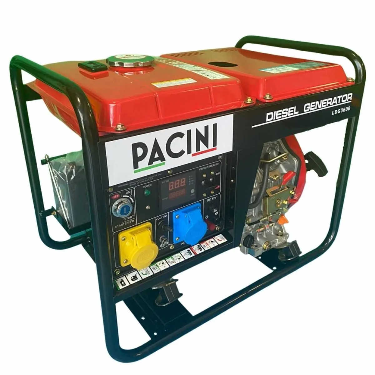 PACINI 3.6KVA Diesel Generator with electric start