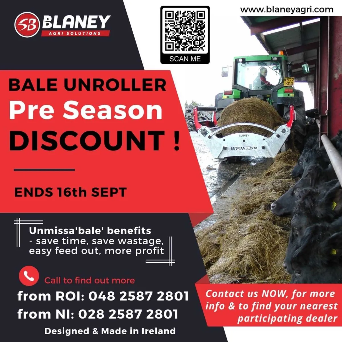 Blaney Bale Feeders -highest spec Bale unrollers - Image 1