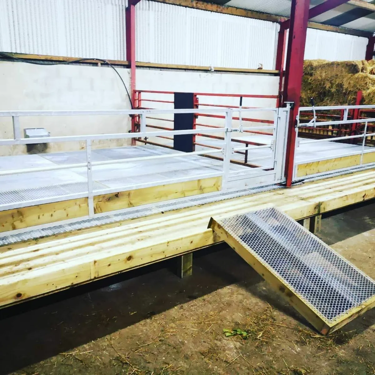 Sheep feed barriers, dividing gates and penning