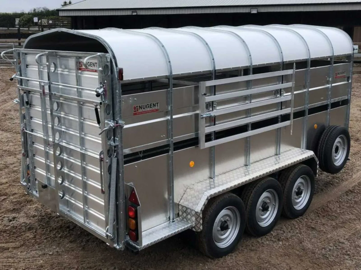 New Nugent 14x6 Livestock c/w Folding Sheep Decks - Image 1