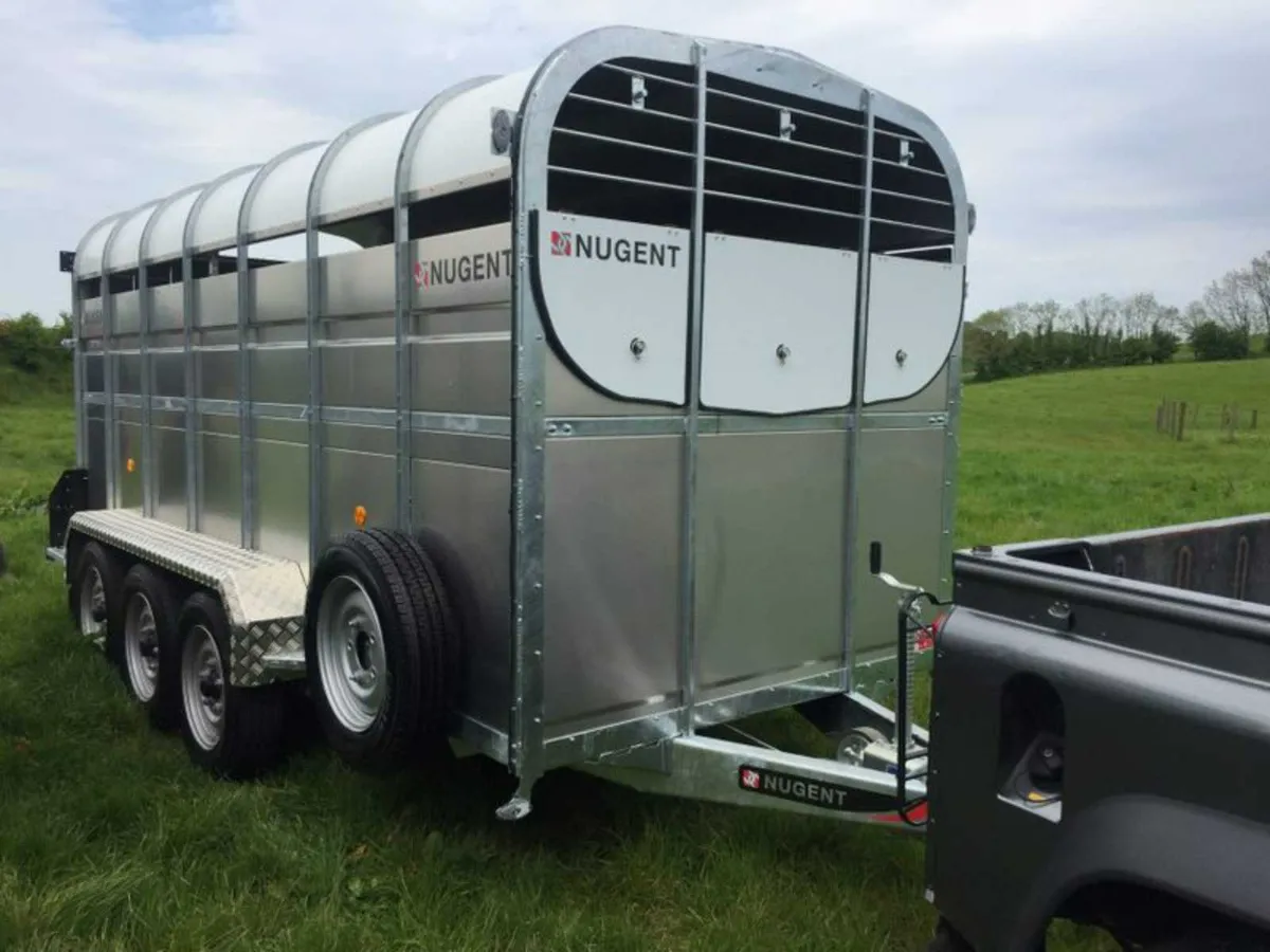 New Nugent 14x6 Livestock c/w Folding Sheep Decks - Image 2