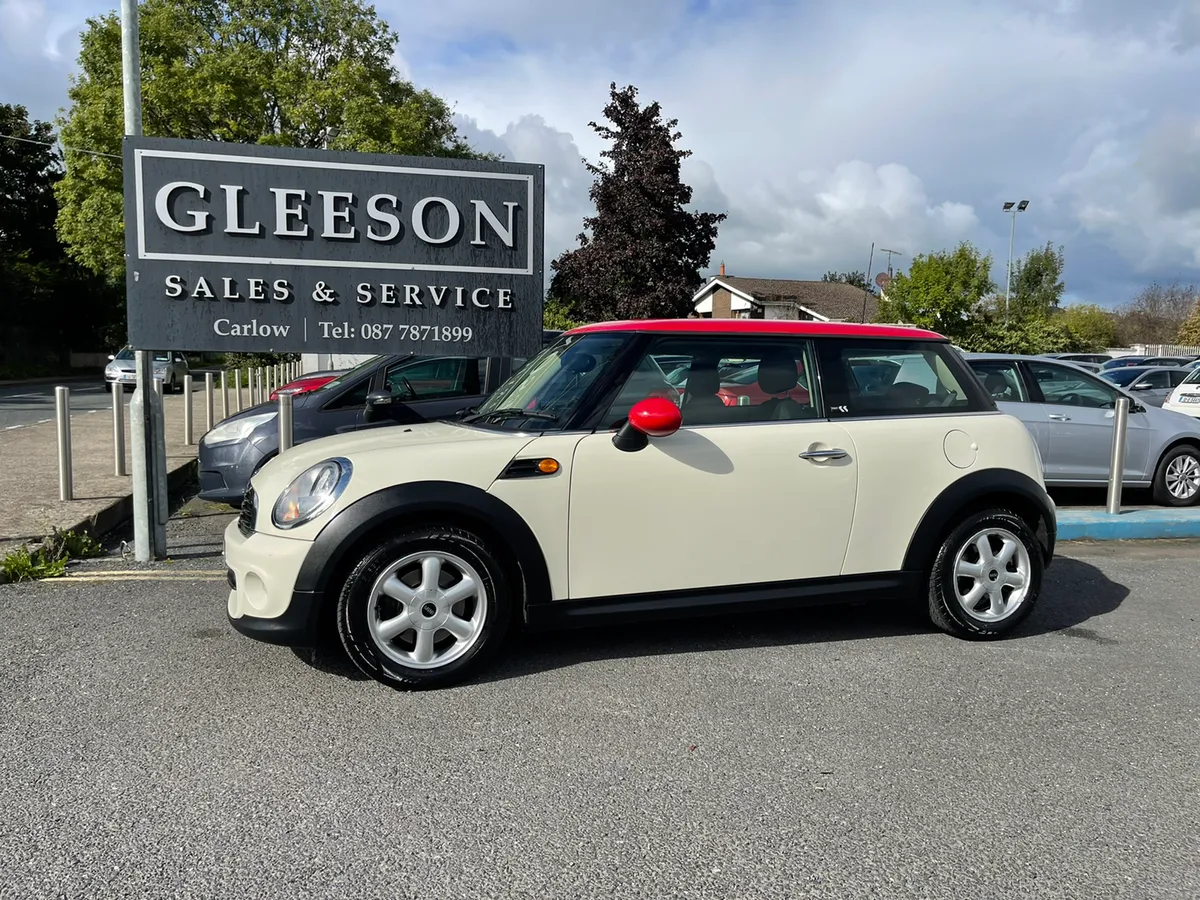 2014 Mini One - White with Red Roof - Image 1