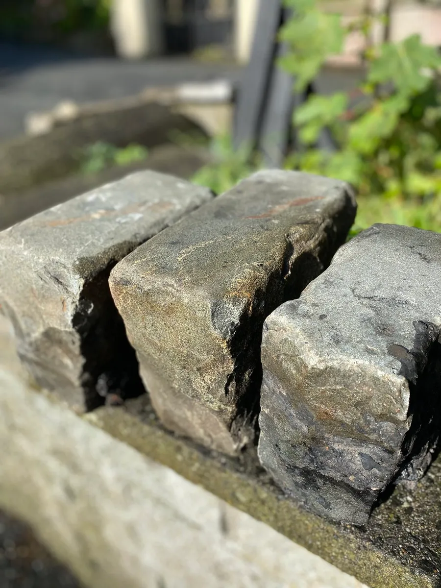 OVERSIZE Basalt Cobbles Kerbs - Image 1