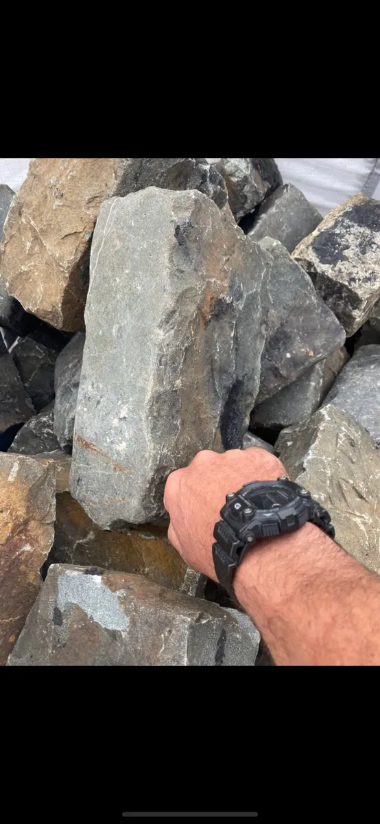 OVERSIZE Basalt Cobbles Kerbs - Image 4