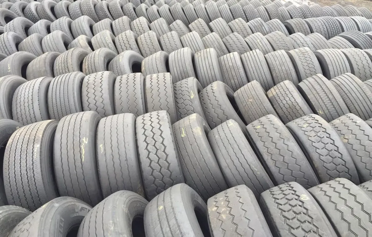Truck tyres  part worn casing recycling