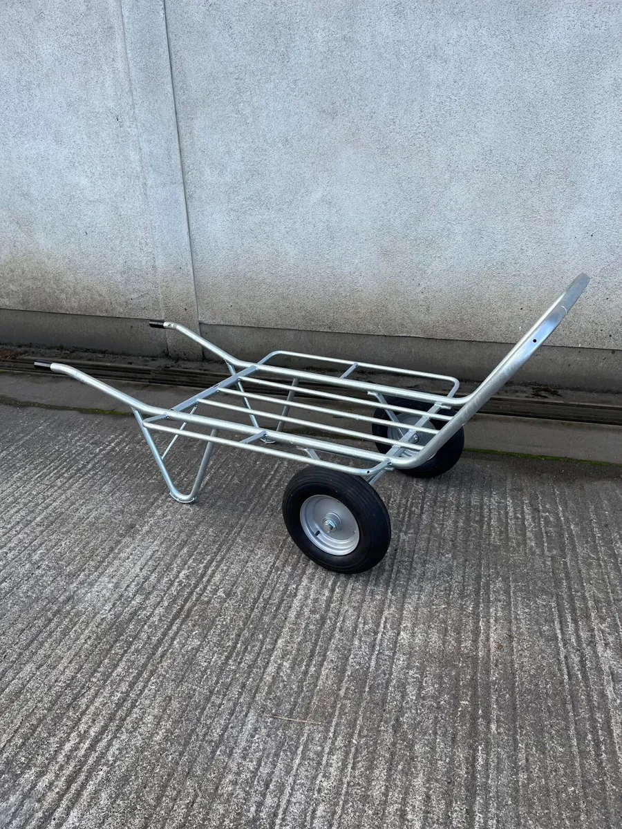 Galvanised Tubular Wheelbarrow - Image 2