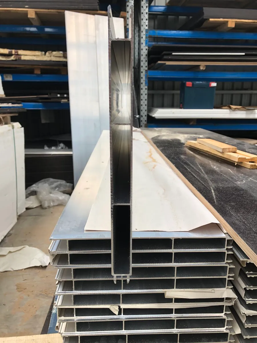 Aluminium sides panels sections