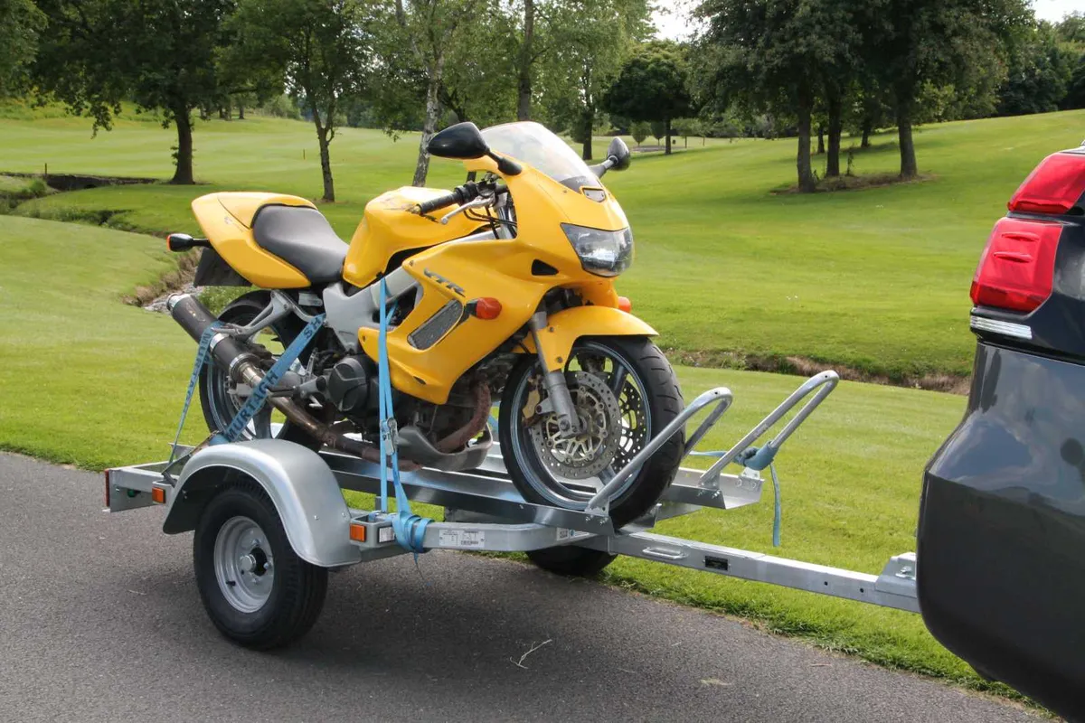 Motor Bike Trailer s In Stock West Wood Trailer - Image 1