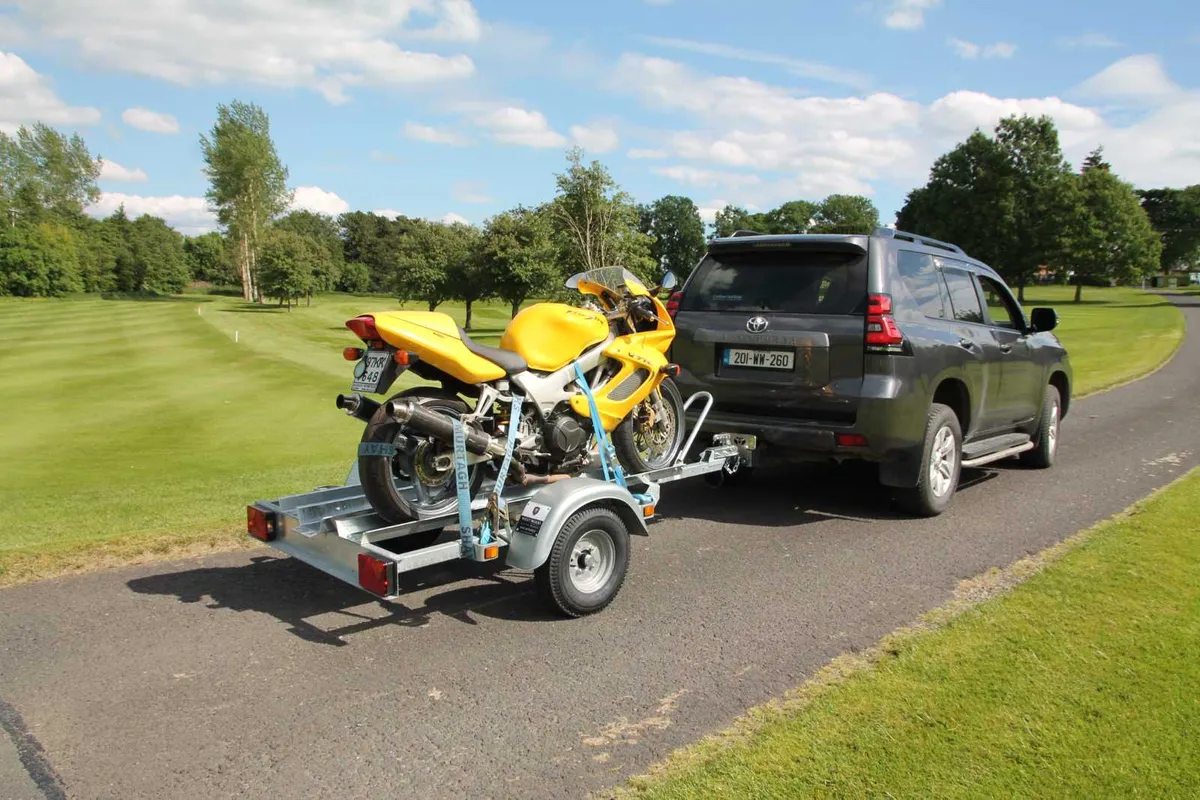 New Motor Bike Trailers In Stock West Wood Trailer - Image 2