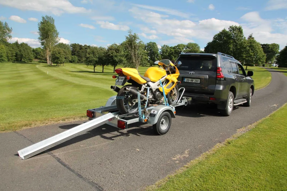 New Motor Bike Trailers In Stock West Wood Trailer - Image 4