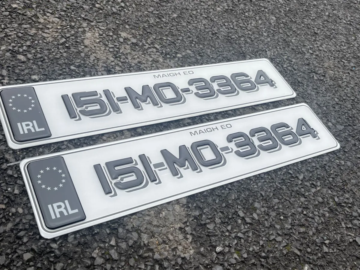 Ultimate gel number plates - Image 1