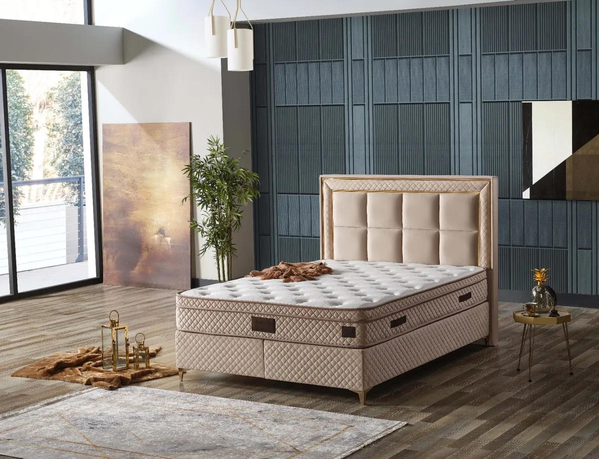 Main picture double storage bed complete 1195€ - Image 4