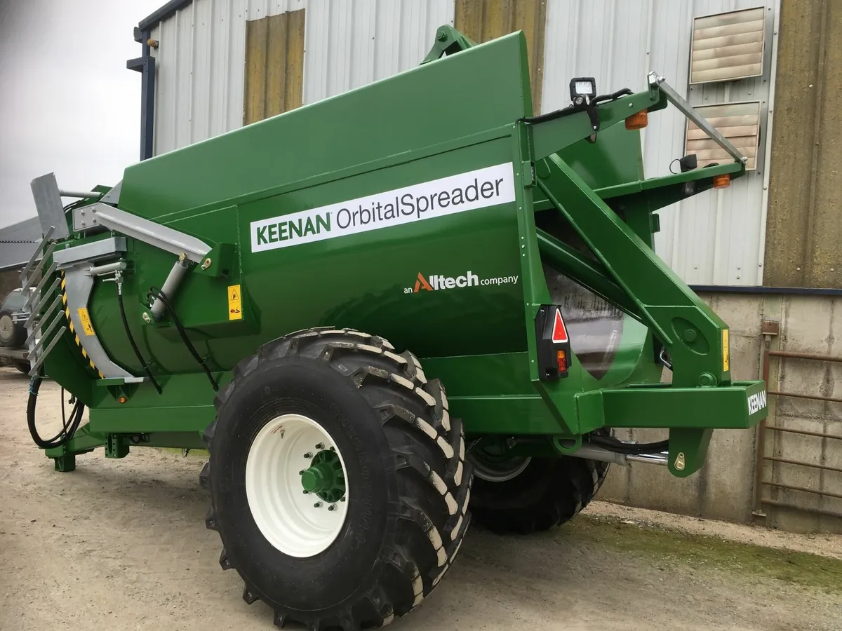 DUNG SPREADER  60% GRANTS  NEW KEENAN 12T ORBITALS - Image 1