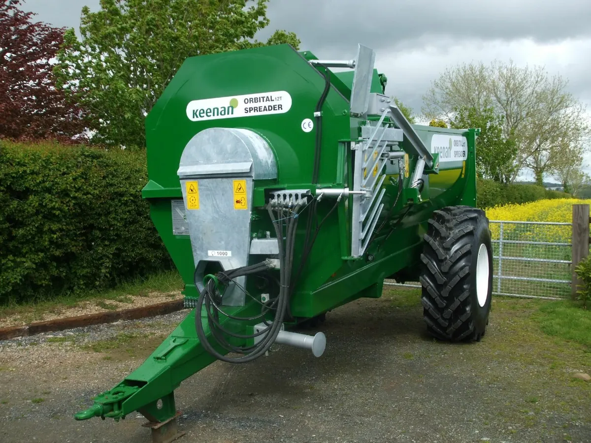 NEW KEENAN 12T ORBITALS -60% GRANTS dung spreader - Image 1