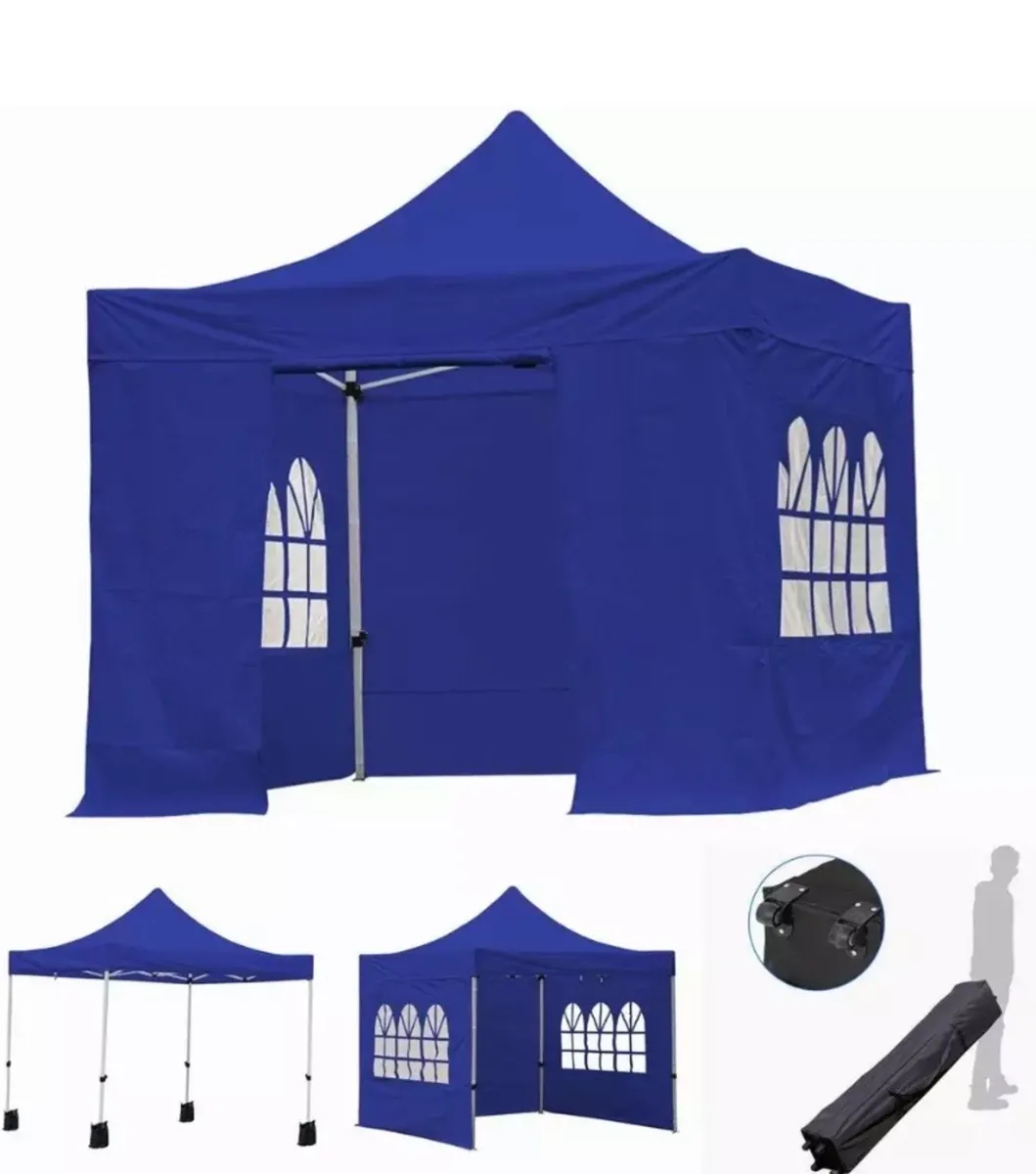 Free delivery 3x3m pop up gazebo with 4 sidewalls - Image 2