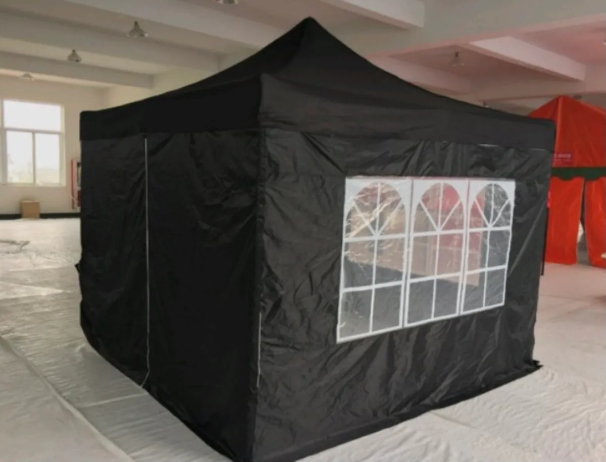 Free delivery 3x3m pop up gazebo with 4 sidewalls - Image 4