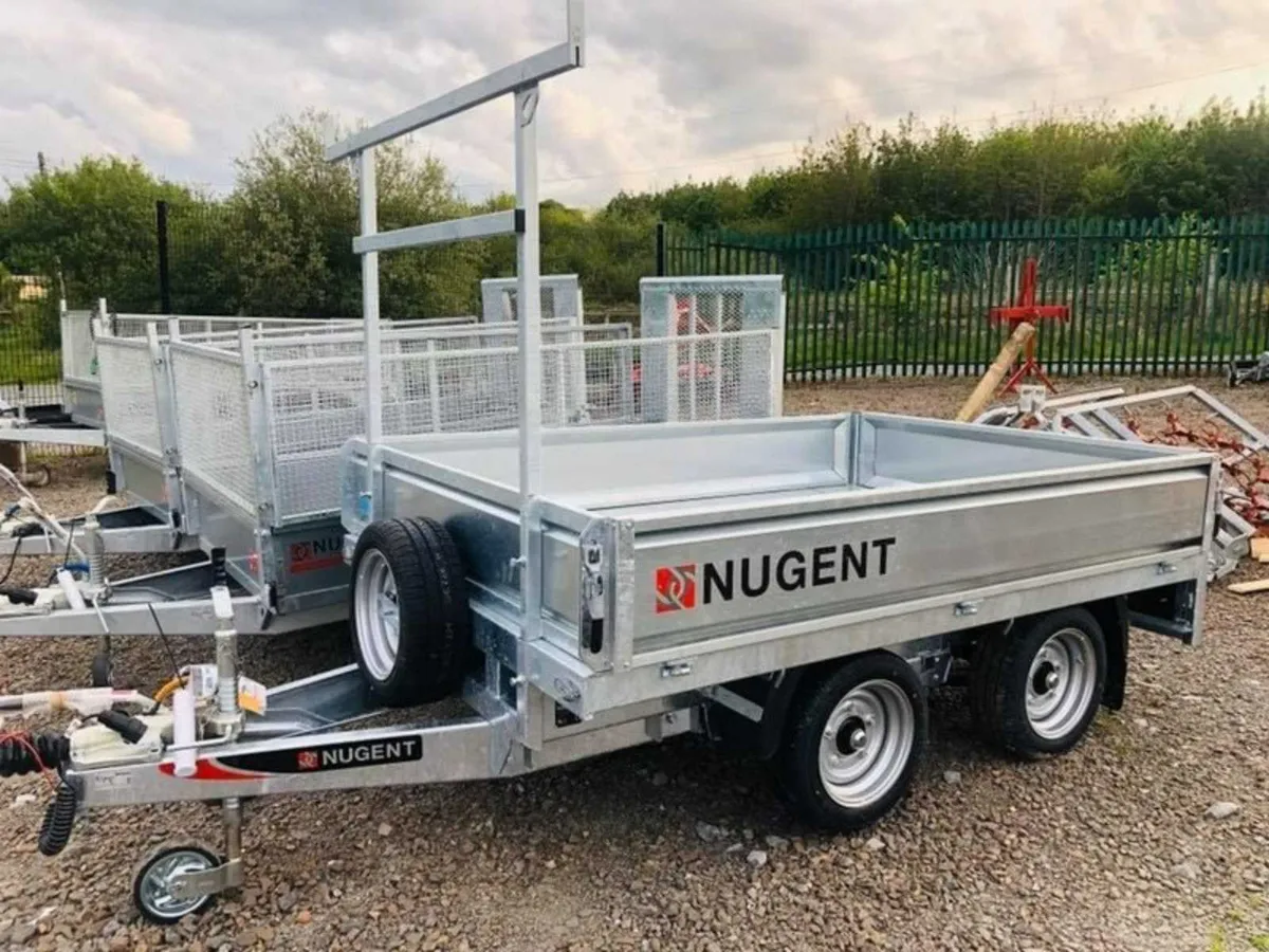 Nugent Flat Bed Trailer 8x5 - Image 1