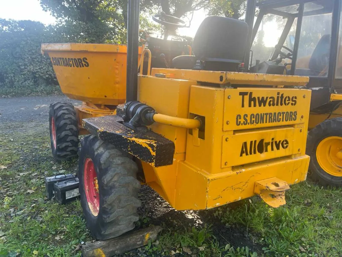 Thwaites 3t swivel dumper - Image 4