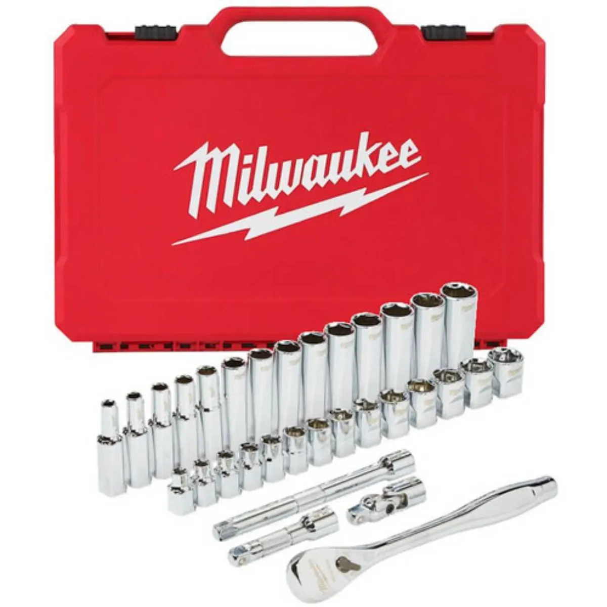 MILWAUKEE 32 PIECE 3/8"DR SOCKET SET