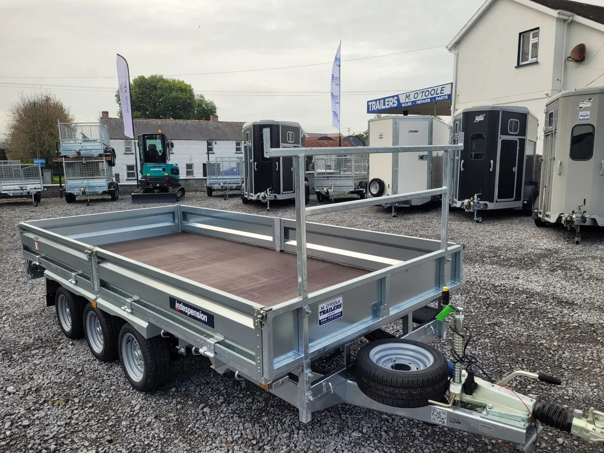 NEW  14' x 6'6"   DROPSIDES TRAILER - Image 1