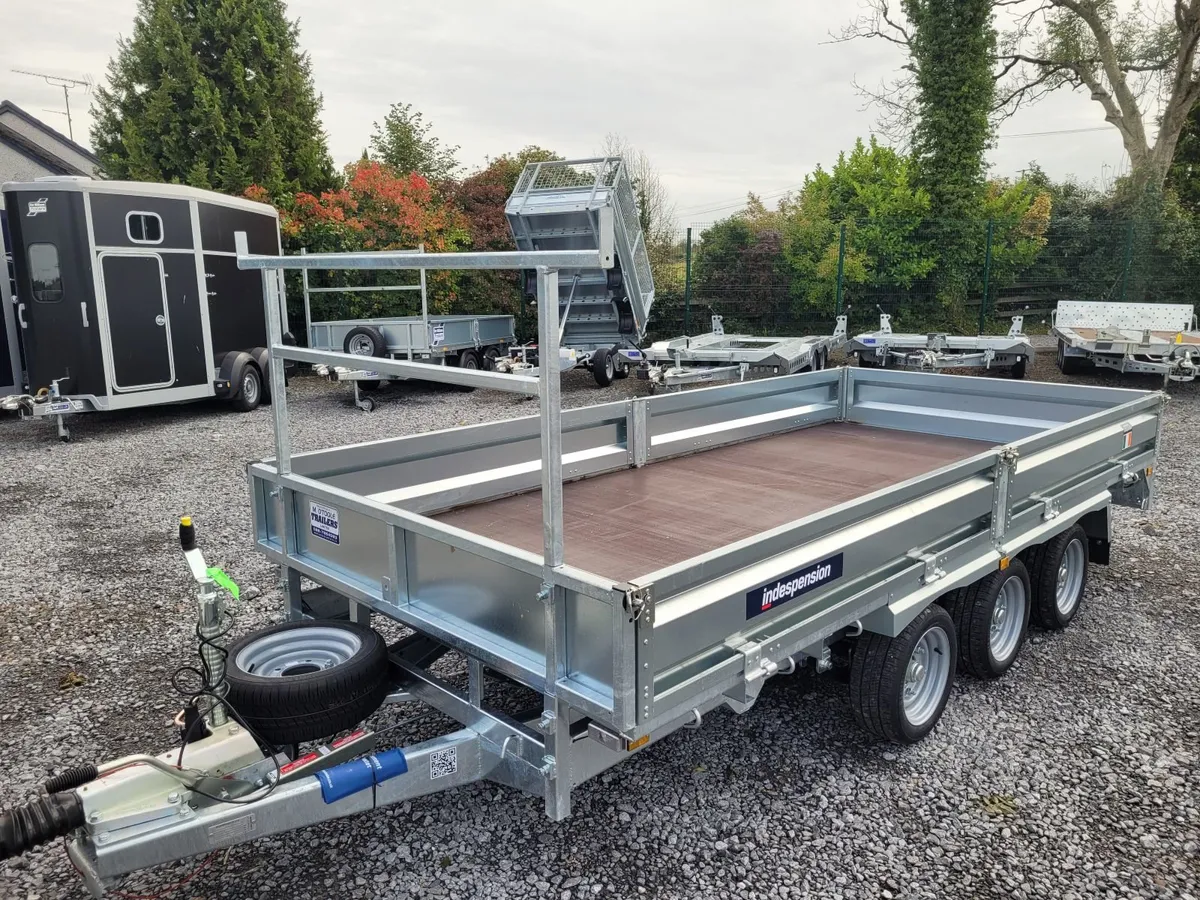 NEW  14' x 6'6"   DROPSIDES TRAILER - Image 2