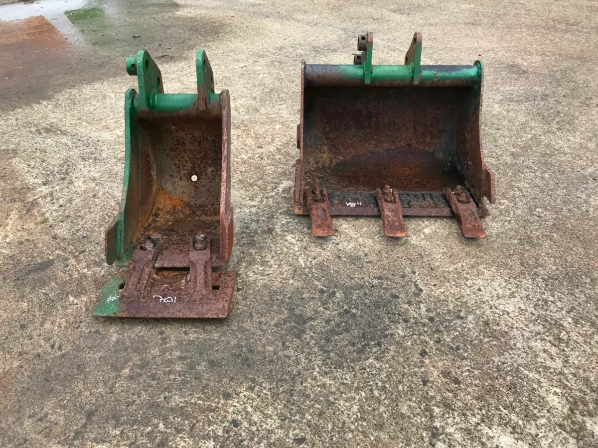 ***  9"....18"  MINI DIGGER BUCKETS.........25mm - Image 4
