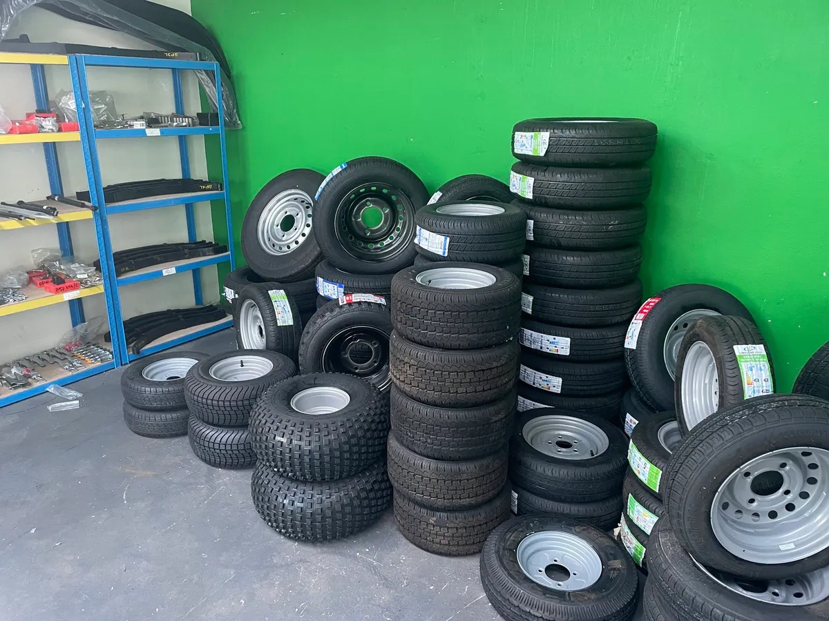 Trailer Rims and tyres IN STOCK - Image 2