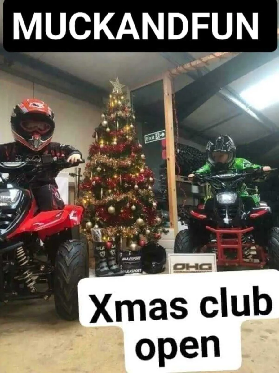 MUCK+FUN Xmas Savings QUADS BIKES BUGGIES SCOOTERS - Image 1