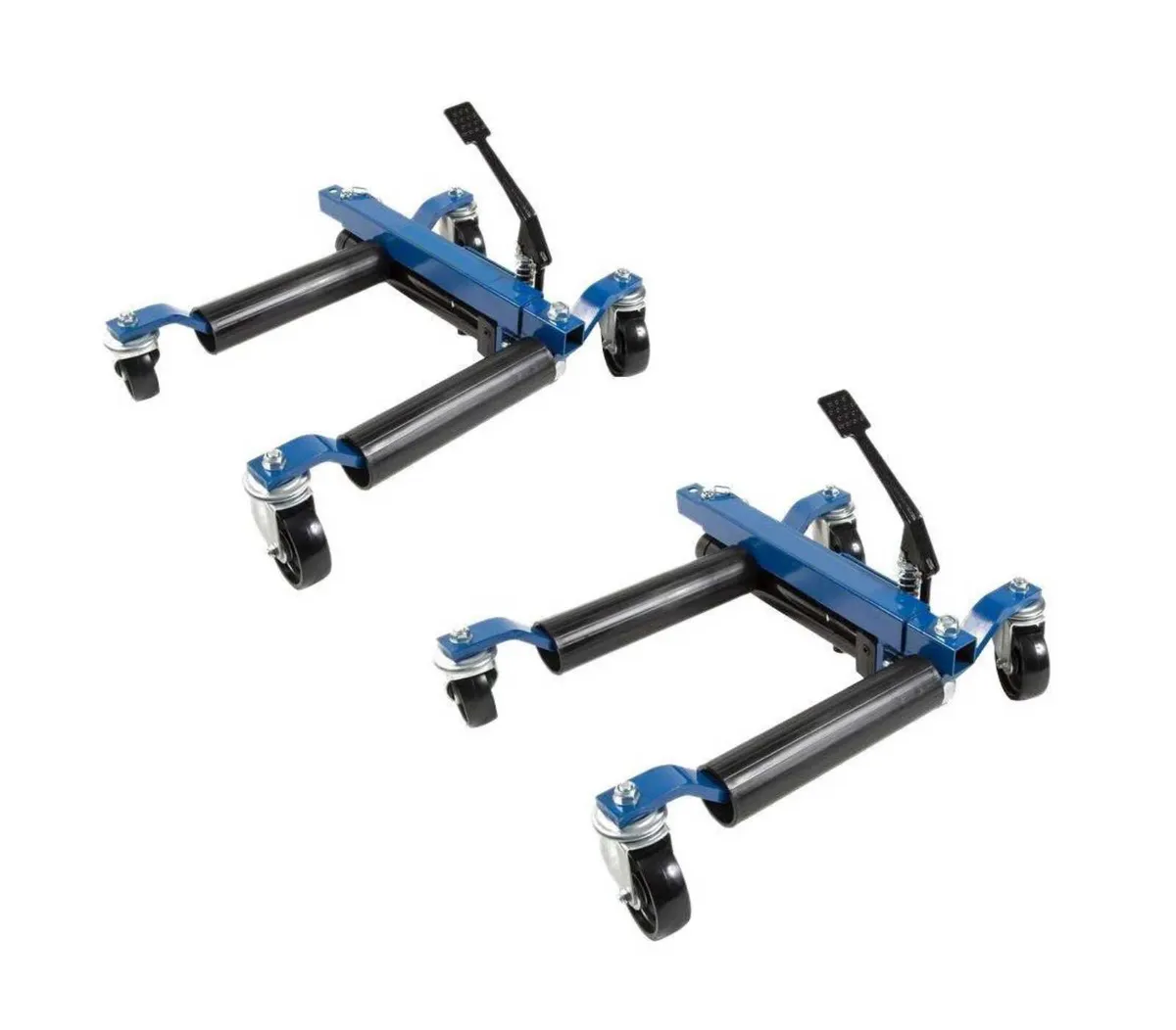 2 x Hydraulic Wheel Dolly Skates Car Vehicle Jack - Image 1