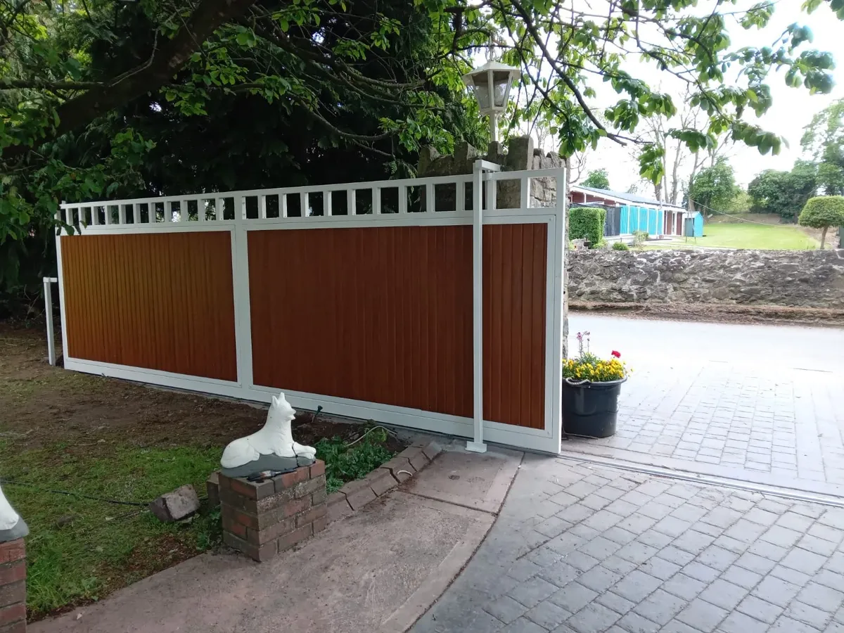 Steel Framed Pvc Sliding Gate - Image 4