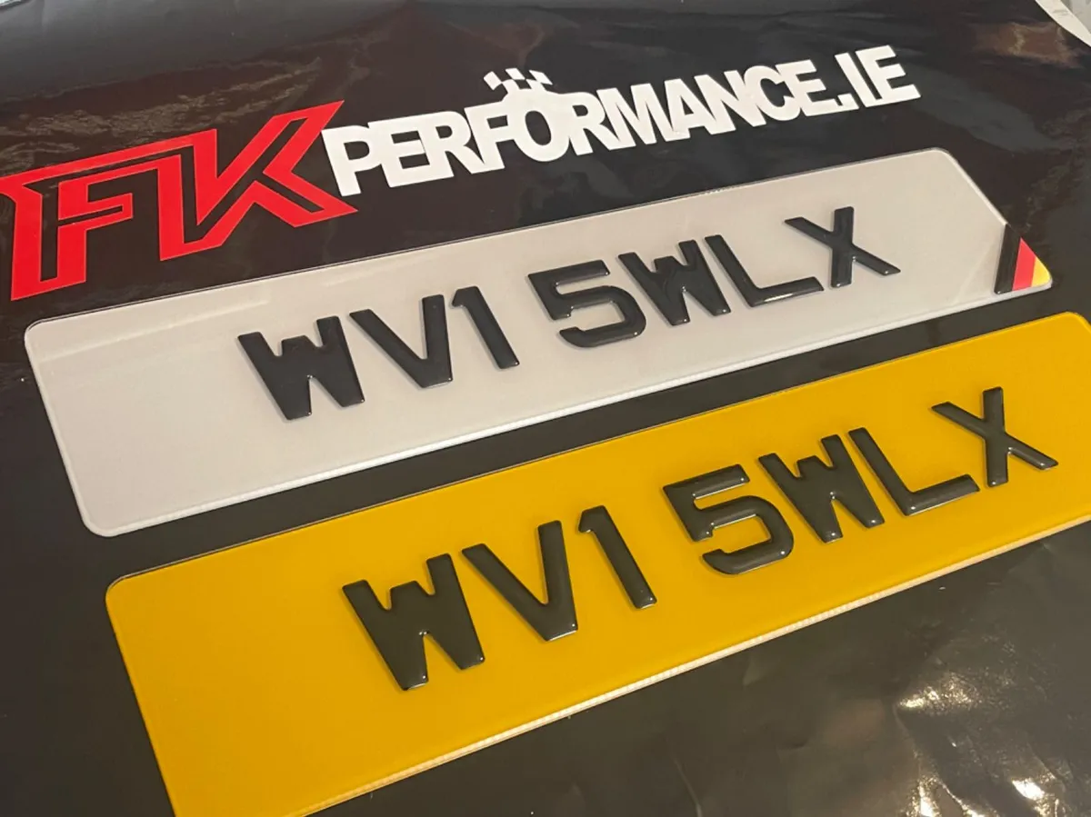 Ultimate gel number plates only €49 pair offer - Image 1