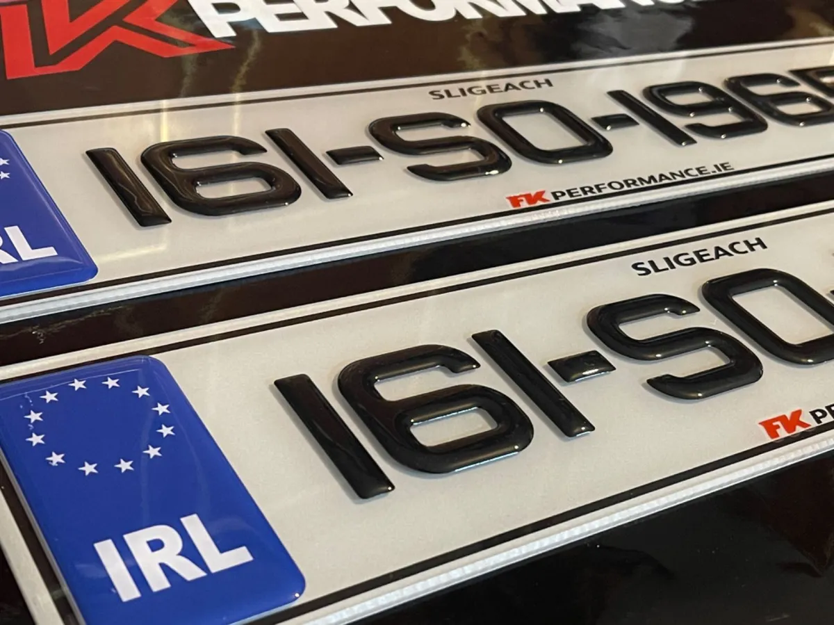 Ultimate gel number plates only €49 pair offer - Image 2