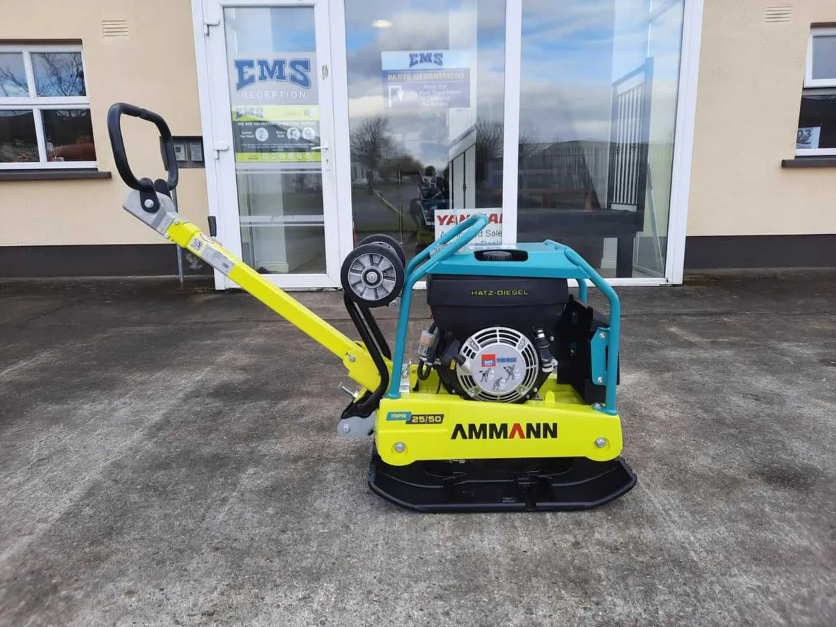 New Ammann 25/50 Diesel Compaction Plate - Image 2
