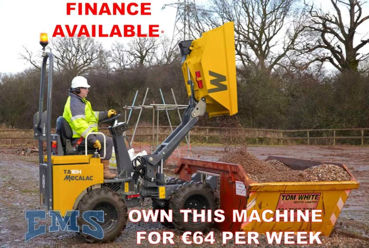 Mecalac/Terex TA1 Dumper @EMS BUY NOW- PAY LATER