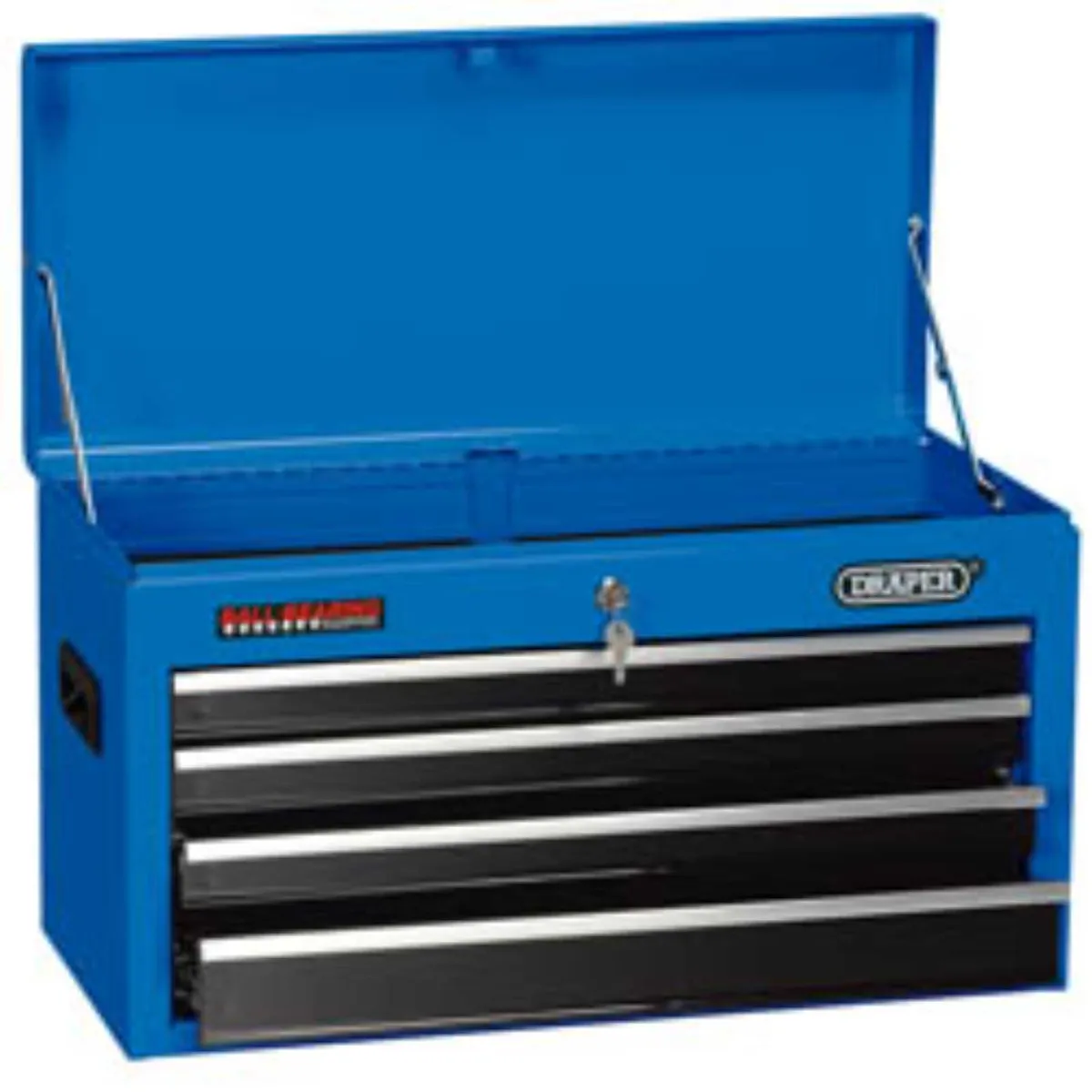 DRAPER 14589 TOOL CHEST, 4 DRAWER, 26", BLUE